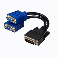 Adaptateur DMS-59 Pin Mâle vers Double Femelle DVI DMS 59 Pin