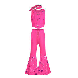 Real People Cosplay Robe à bretelles rose européenne et américaine Robe de soirée pour filles - Product Image 1