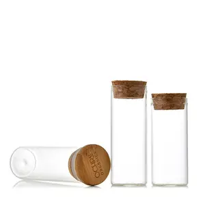 5ml 10ml 20ml bottiglie per pillole in vetro per medicina tubo vuoto con tappo in sughero
