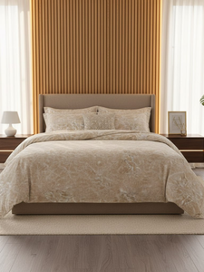 Printed Marble Beige <b>Bedding</b> <b>Set</b> 100% Cotton Soft Bed Linen Duvet Cover <b>Set</b> Textile Factory OEM - Product Image 4