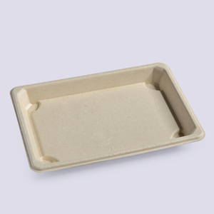 Disposable Trays Sushi Tray Tray Sugarcane Disposable Food Trays Bagasse Sushi Food Tray Plate For School Lunch Tray