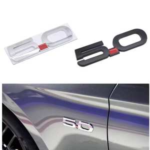 Autocollants 3D en métal 5.0 avec <span class=keywords><strong>logo</strong></span> pour coffre arrière, pour <span class=keywords><strong>Mustang</strong></span> <span class=keywords><strong>GT</strong></span> 500 Cobra Focus Mondeo Fiesta Land Rover SUV - Product Image 2