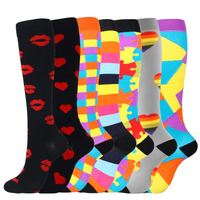 Chaussettes de compression en polyamide pour le vol, hauteur genou, chaudes, 15-20 mmHg, fournies par l'usine Cmax