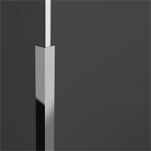 EX052 Profilé moderne en métal pour carrelage céramique, étanche, durable, installation facile, pour bords de sol/mur - Product Image 1