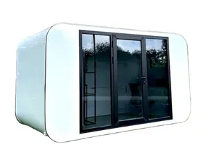 Suihe 4m 20ft 40ft modular prefab tiny homes container office portable apple home pod movable apple cabin
