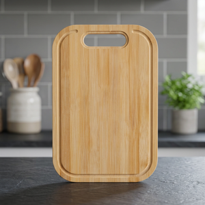 Tabla de Cortar de Bambú Antideslizante, Duradera, Ecológica, Fácil de Limpiar, Utensilios de Cocina Resistentes - Product Image 3