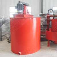 Cuve d'agitation à double impeller haute efficacité pour le traitement de l'or et le mélange de boues dans les usines de traitement minier