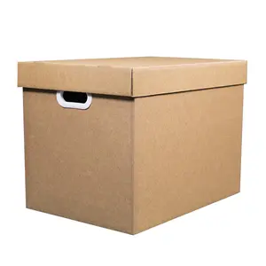 Boîtes de déménagement en carton imprimées en couleur personnalisées, grande taille 600 <span class=keywords><strong>x</strong></span> 400 <span class=keywords><strong>x</strong></span> 400, boîte en papier avec logo pour le déménagement - Product Image 1