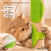 Griffoir pour chat Legcat, Pièces de rechange pour griffoir, Peigne enveloppant en silicone, Planche à griffer murale massante pour chaton, Jouet pour chat