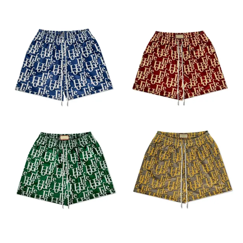 Individuelle Netzshorts 100% Polyester Netz Basketballshorts Sublimationsdruck Individuelle Polyester Herren Sommer Herren Sportshorts