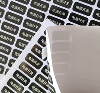 Cartes de visite écologiques personnalisées en lot avec autocollants détachables, en carton, taille et épaisseur personnalisées