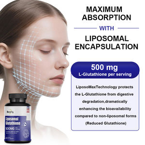 Cápsulas de Glutatión Liposomal 500mg, Péptidos de Colágeno, Resveratrol, Vitamina C, Antienvejecimiento, Desintoxicación, Refuerzo Inmunológico, Suplemento para Adultos - Product Image 3