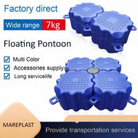 Plateforme flottante modulaire en HDPE pour pontons, quais embarquables pour activités nautiques - Jet ski, aviron, étanche