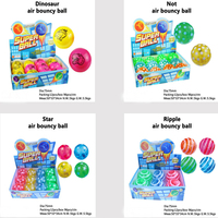 Boule élastique en cristal clignotant de 22mm 45mm 60mm avec la lumière activée par le mouvement des LED s'allument jouet de balles rebondissantes d'air pour des enfants