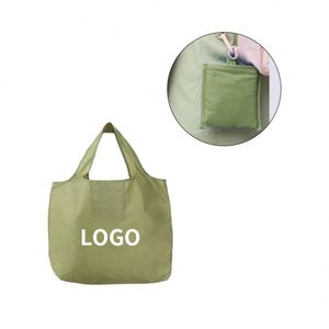 Bolsa de Compras Plegable Reutilizable de Plástico para Mujer, Personalizada, Reciclada, con Logotipo - Product Image 1