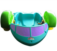 Bateau à pagaie HDPE en plastique avec pédales pour enfants et adultes, jouets d'eau en plein air