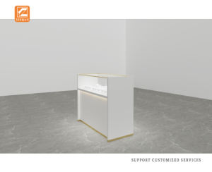 Vente directe d'usine, <span class=keywords><strong>vitrine</strong></span> de présentation de <span class=keywords><strong>bijoux</strong></span> moderne de luxe haut de gamme en verre trempé, acier inoxydable, MDF, éclairage LED - Product Image 2