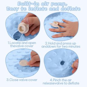 <span class=keywords><strong>Silla</strong></span> de verano de apoyo para niños pequeños, asiento de bebé inflable a precio barato para 3 meses y más para sentarse - Product Image 6