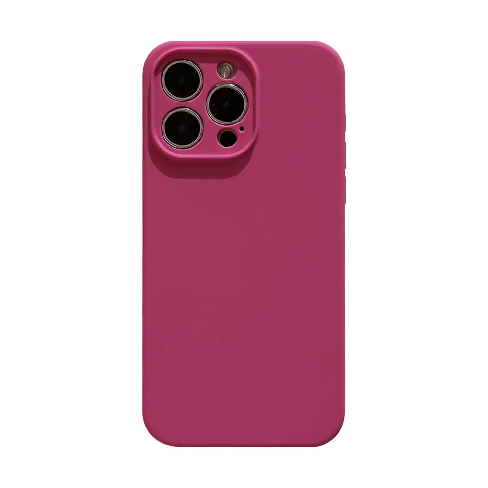 I15 telefon kılıfı 13 katı renk için uygun sıvı silikon 14pro max 12/11 premium 14 artı