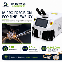 Soudeuse laser de table LaserDelta 200W refroidie par air avec autofocus CCD pour la réparation de bijoux en or et en argent
