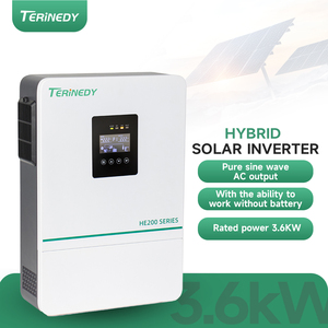 Terinedy HE200-4200-T 3.6kW <b>24V</b> Hybrid Solar Storage System Wall-Mounted Smart Grid Support Pure Sine Waves <b>Battery</b>-Free - Product Image 1