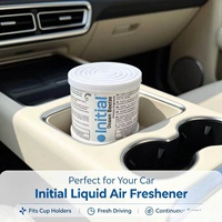 Désodorisant Liquide Initial pour Voiture à Évaporation Naturelle - 6 Parfums, Élimination des Odeurs, Longue Durée, Garantie 6 Mois