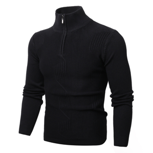 HBS821 Customized Maining Long Sleeve Pullover Plain <b>Turtleneck</b> Knitted <b>Sweater</b> for Men Chunky Knit <b>Sweater</b> - Product Image 4