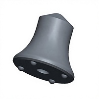 OEM YG15 carbure de tungstène fritté route fraisage dents carbure bouton pointe pièces d'usure pour chaussée fraise machine