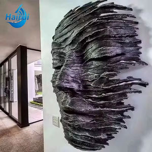 <span class=keywords><strong>Sculpture</strong></span> <span class=keywords><strong>de</strong></span> surface en acier inoxydable sur mesure, statue géante <span class=keywords><strong>de</strong></span> <span class=keywords><strong>visage</strong></span> pour parc extérieur, décoration d'art abstrait moderne en acier inoxydable poli - Product Image 2