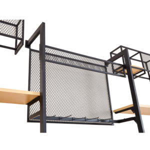 Supermercato Mensola di Esposizione Del Basamento Cremagliera per il Negozio e Della Cancelleria del Metallo e Legno Design Moderno Spuntino Negozio per la Vendita Al Dettaglio - Product Image 6