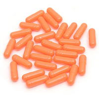 Prix de gros Capsule de gélatine vide colorée Shell 000 #