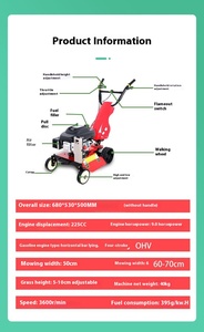 Maquinaria Agrícola: Tractor Cortacésped Autopropulsado a Gasolina para Jardín y Granja, Modelo HX-50 - Product Image 6