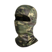 Cagoule Classique Camouflage en Spandex/Polyester, Cache-Cou Intégral Portable, Cache-Tête Tactique Respirant pour la Pêche