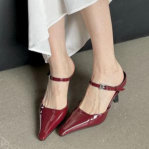 Sandalias Tacones New Trendy <b>Mules</b> Ladies 2024 Pencil Sexy Summer Heels - Product Image 6