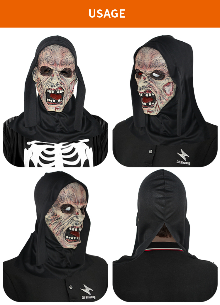 2 Maschere Ghostface Per Halloween – In PVC, Copertura Totale Testa, Per Feste Horror E Cosplay