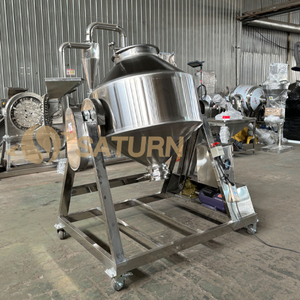 Mélangeur de poudre Petit 25kg 30kg 50kg 100kg Mélangeur de poudre sèche à tambour en acier inoxydable pour poudre de piment d'épices - Product Image 2