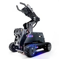 Kit de Coche Robótico Inteligente Adeept RaspTank para Raspberry Pi 4/3B/3B, Sistema Operativo Android, Placa No Incluida