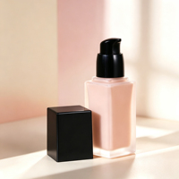 Fond de teint mat à couvrance totale, SPF30, contrôle du sébum et longue tenue pour peaux grasses, fond de teint liquide mat en marque privée