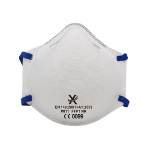 XPRO OEM <span class=keywords><strong>Mascarillas</strong></span> desechables antipolvo CE Aprobado EN149 Equipo <span class=keywords><strong>de</strong></span> protección personal FFP1 Mascarilla <span class=keywords><strong>de</strong></span> <span class=keywords><strong>algodón</strong></span> <span class=keywords><strong>de</strong></span> media cara - Product Image 3