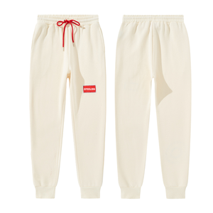 Set di <span class=keywords><strong>pantaloni</strong></span> della <span class=keywords><strong>tuta</strong></span> e felpa con cappuccio <span class=keywords><strong>Beige</strong></span> per uomo elegante completo di felpe con cappuccio - Product Image 3