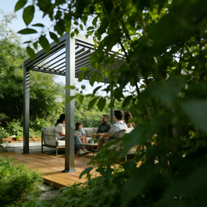 Popular Canopy <strong>Gazebo</strong> Pergola <strong>Fixed</strong> Canopy Outdoor Pergola <strong>Gazebo</strong> Outdoor - Product Image 3