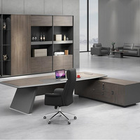 Vente directe d'usine Bureau de direction moderne Ensemble de mobilier de bureau pour directeur Tables de direction de luxe