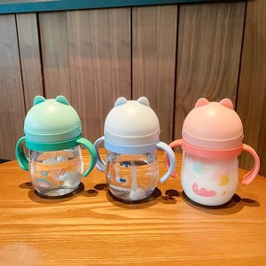 Dễ thương trọng lực bóng chai cho trẻ em BPA-free xách tay nước uống Jug mô hình hoạt hình cho một tuổi trẻ sơ sinh 'học tập - Product Image 6