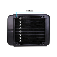 Condenseur de radiateur de refroidissement par eau en aluminium 9225 90mm pour application de boîtier d'équipement informatique et de beauté