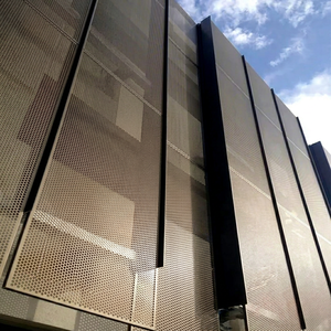 Panneau mural pare-soleil en métal perforé pour façade extérieure, écran de protection pour abri de voiture, balcon - Product Image 3