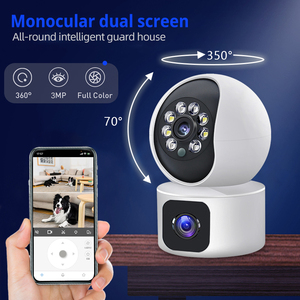 3MP trong nhà HD Dual-stream video Camera 360 xoay hình người theo dõi 30 giây tự động thiết lập lại phát hiện không dây PTZ camera - Product Image 3