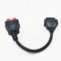 Großhandel Custom 30cm Durable Universal 12V/24V J1962 OBD OBD2 OBD II Verlängerung kabel von Stecker zu Buchse