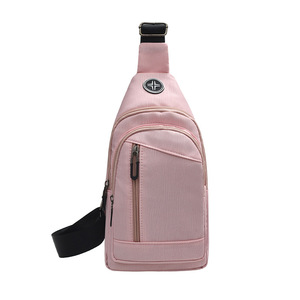 Wholesale Custom logo Waterproof Single <b>Shoulder</b> <b>Bag</b> Nylon Utility Bottle Holder Portable Crossbody Chest <b>Bag</b> for <b>Men</b> - Product Image 4
