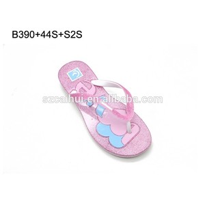 2019 nuevo diseño de <span class=keywords><strong>luz</strong></span> Pvc calzado plano Rosa interior diapositivas zapatillas para mujeres zapatos Oem impreso Flip Flops - Product Image 3