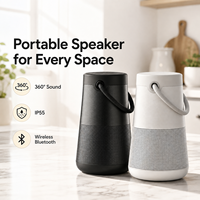 BOSES 360 °   Altavoz Portátil con Asistente de Voz Inteligente y Control Manos Libres, Altavoz Inalámbrico BT